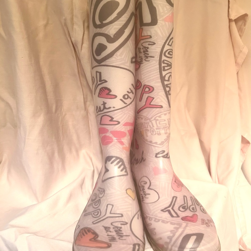 Coach “Poppy” rain boots - Picture 2 of 4